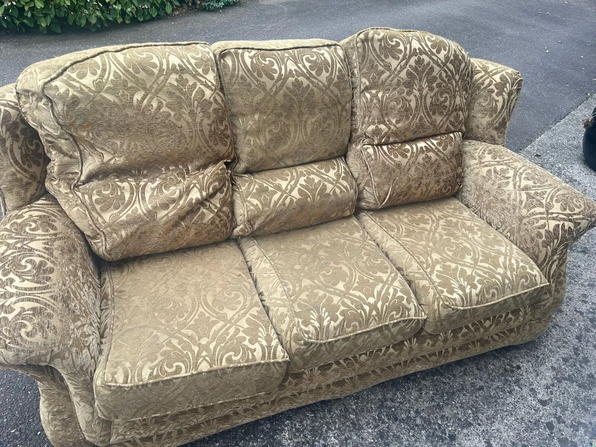 3 seater Couch & Armchair - Image 3