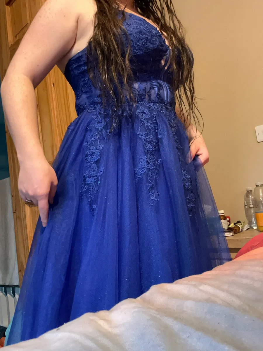 Blue debs dress - Image 3
