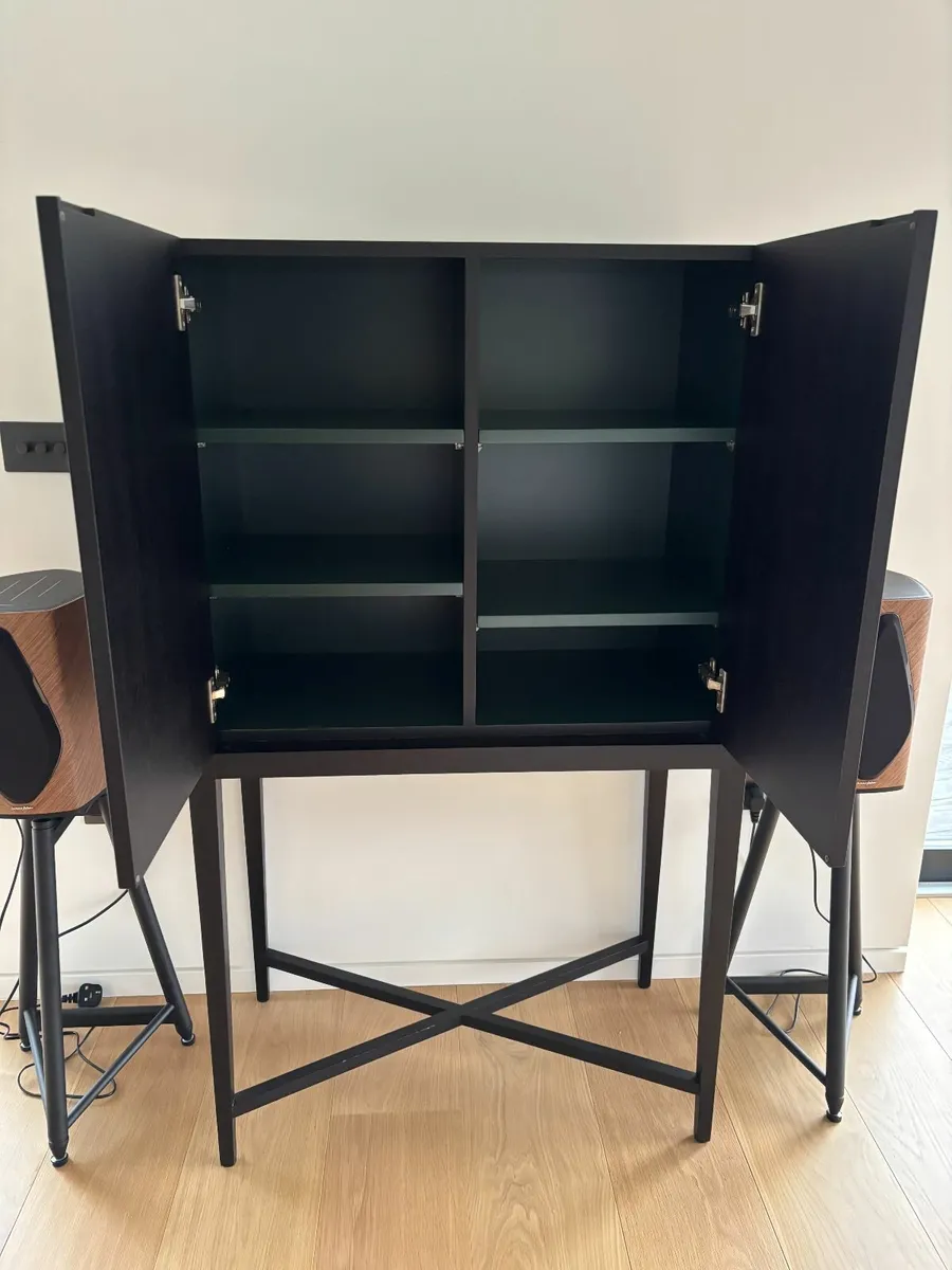 Dark Oak Drinks Cabinet - Image 2