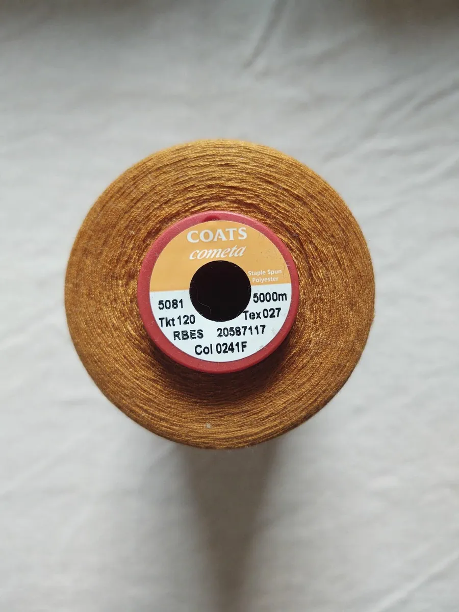 COATS COMETA SEWING & OVERLOCKING THREAD CONE - Image 2