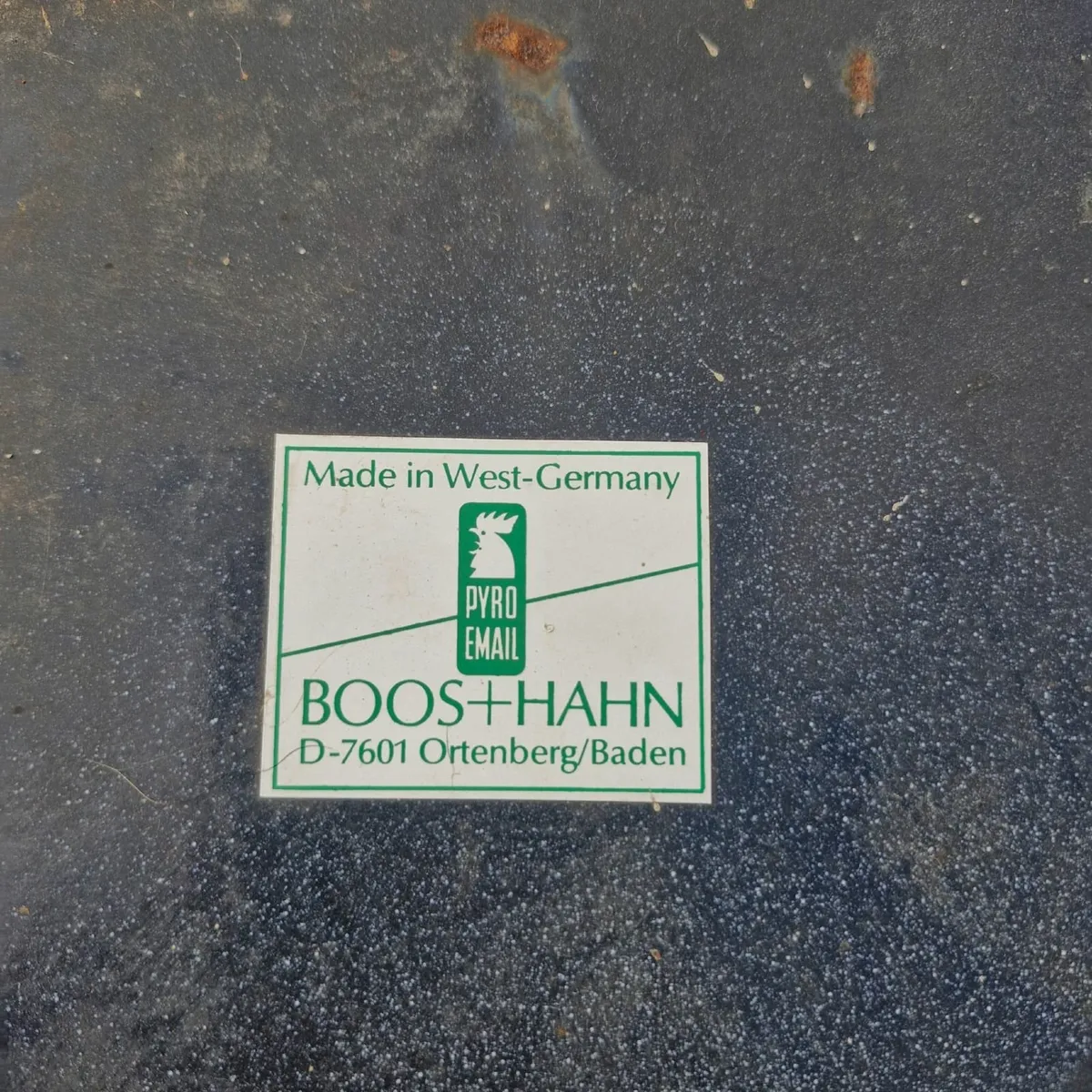 Vintage Carlsberg sign. Boos & Hahn - Image 3