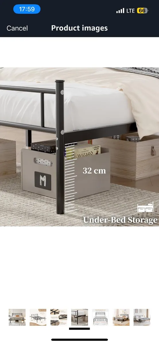 Metal bed frame - Need it gone fast - Image 3