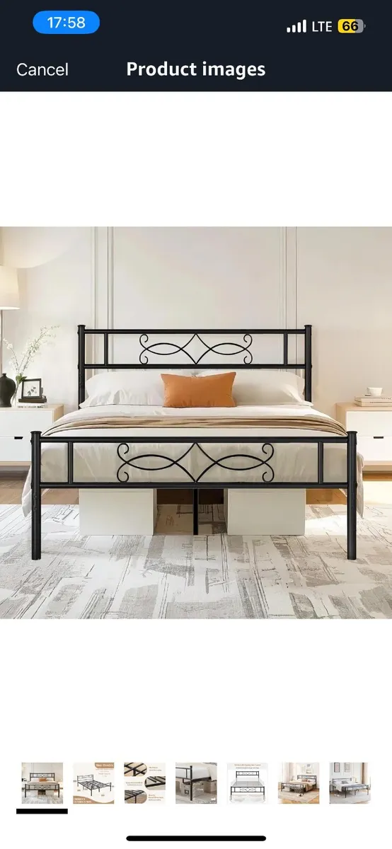 Metal bed frame - Need it gone fast - Image 4