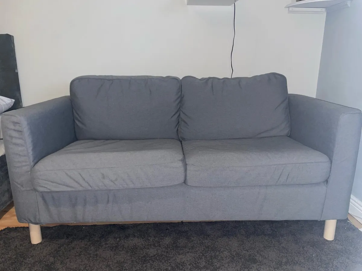 IKEA Pärup two seater sofa - grey - Image 1