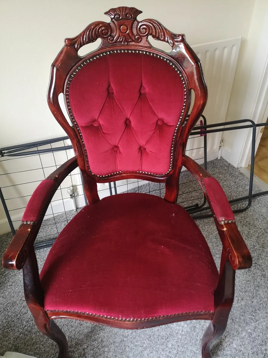 Rare Antique Vintage Louis XV Carver For Sale - Image 2