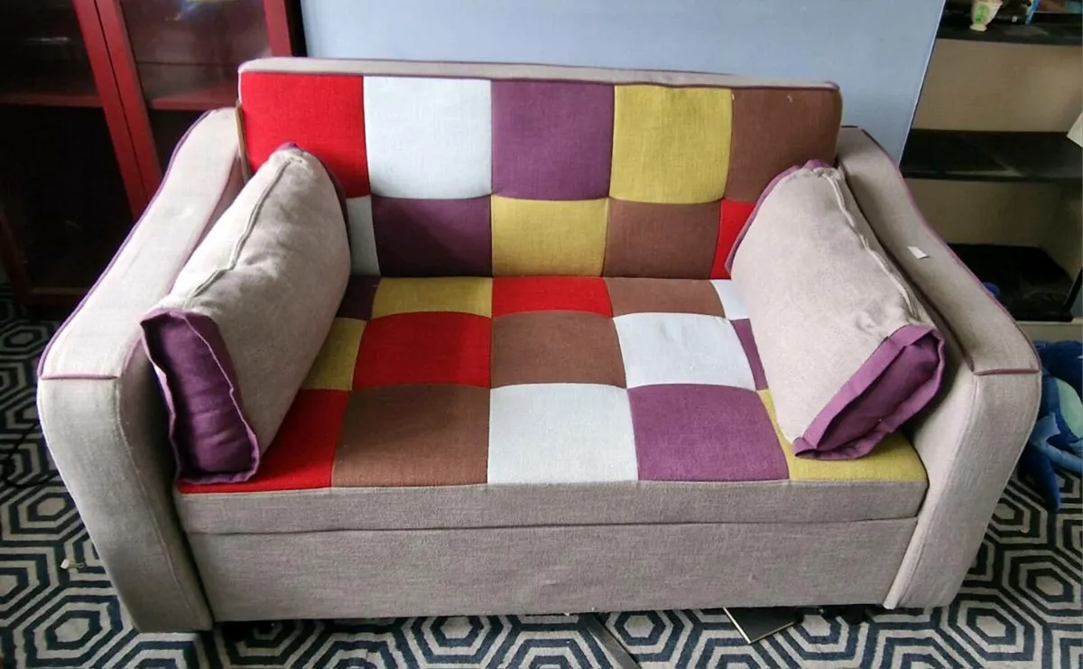 2 Seater Pullout Sofa - Image 1