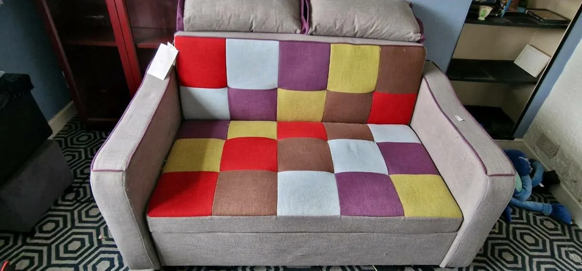 2 Seater Pullout Sofa - Image 2