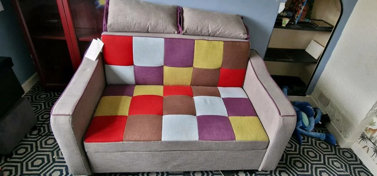 2 Seater Pullout Sofa - Image 3