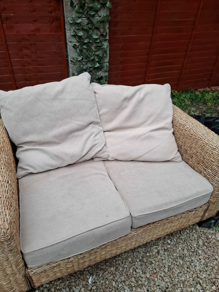 Garden sofa and armchair - Image 2