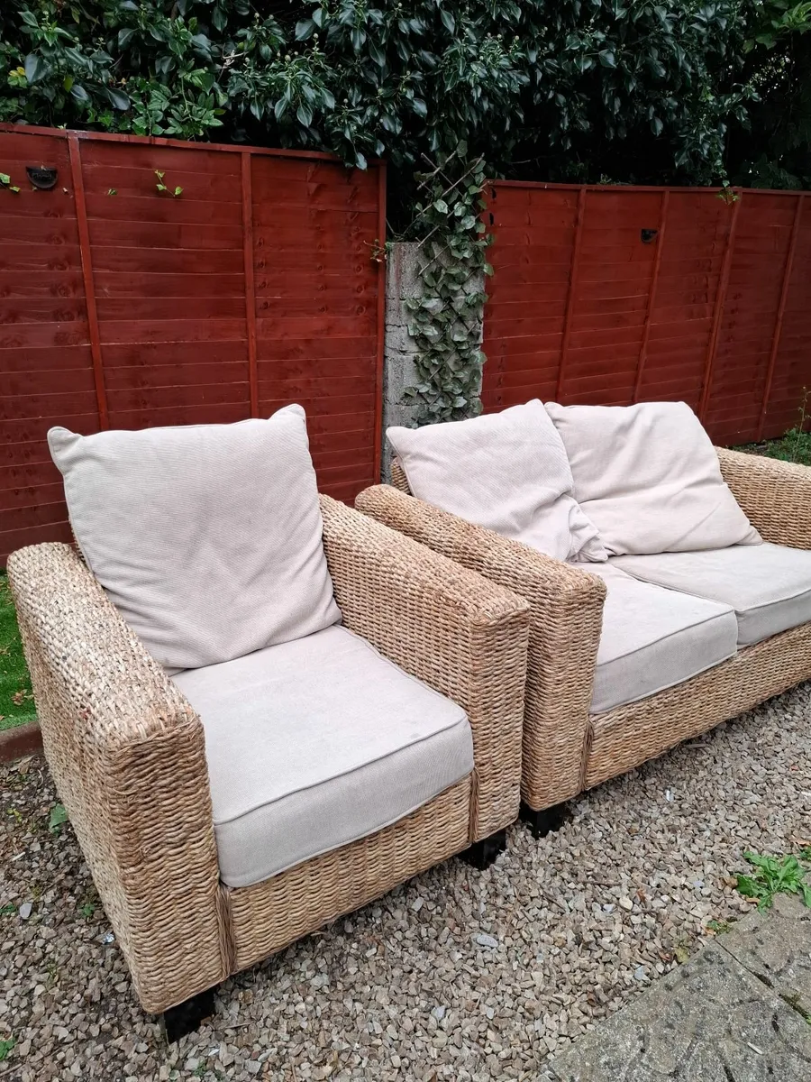 Garden sofa and armchair - Image 4
