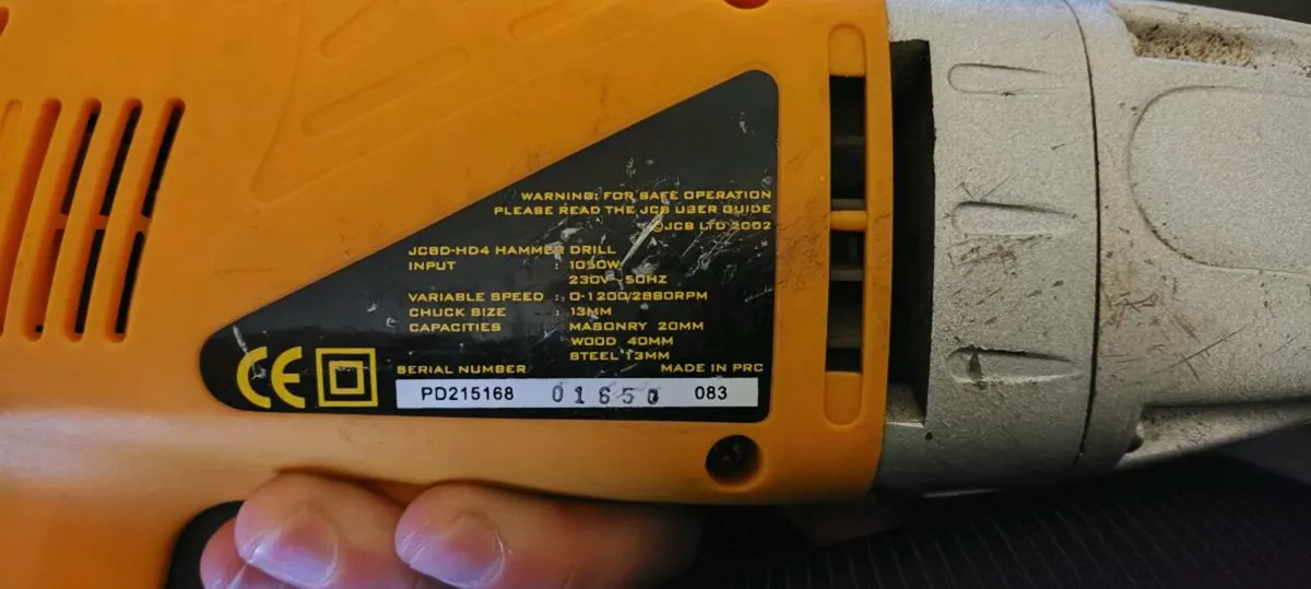 Jcbd-hd4 hammer drill - Image 2