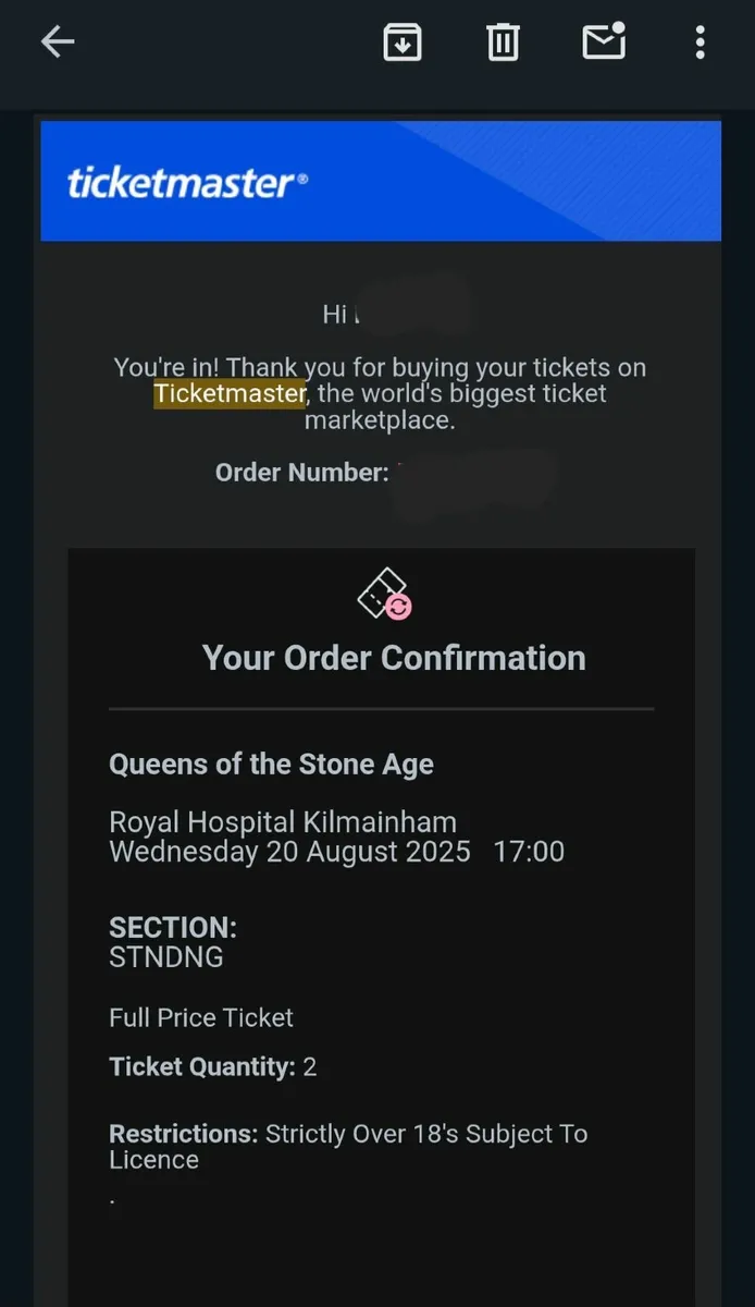 Queens of the Stone Age Tickets - Dublin