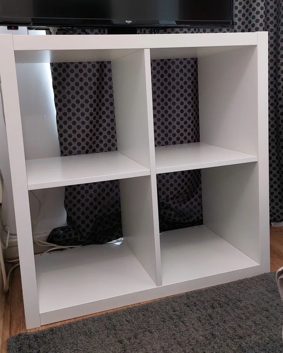 Kallax shelving unit, white, 77x77cm - Image 4
