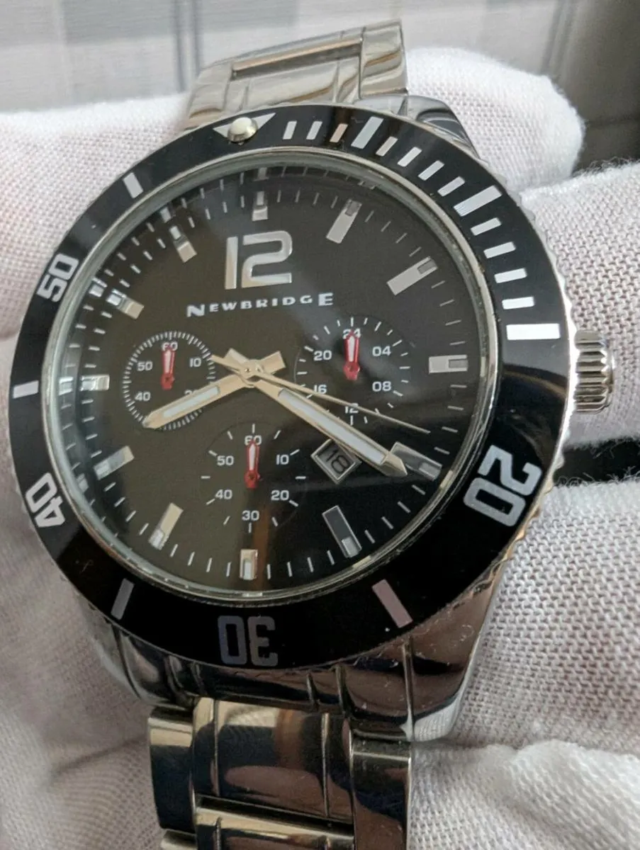 Newbridge stainless steel men's dive watch - Image 3