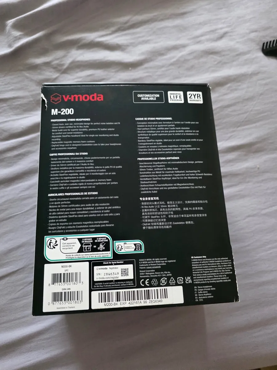 V-Moda M-200 headphones noise cancelling, bluetoot - Image 2