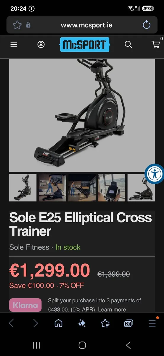 Cross Trainer sole e25 - Image 2