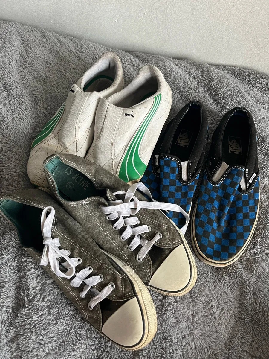 Men’s trainers 3 for €10 - Image 1