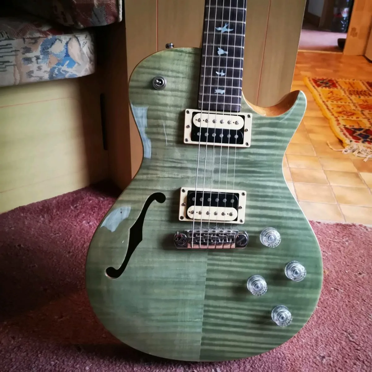 PRS SE Zach Myers semi-hollow body electric guitar - Image 2