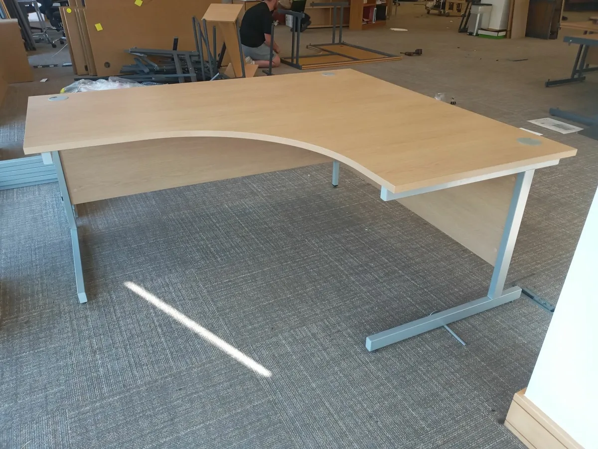 Delivery - 16 x Large Office Corner Desks - Image 2