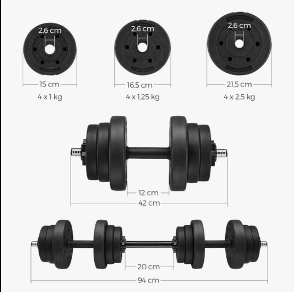 Dumbbell set. Brand new - Image 1