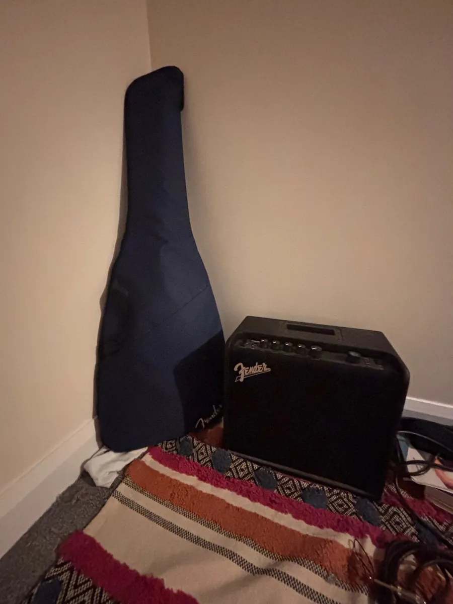 Fender guitar and amplifier - Image 2