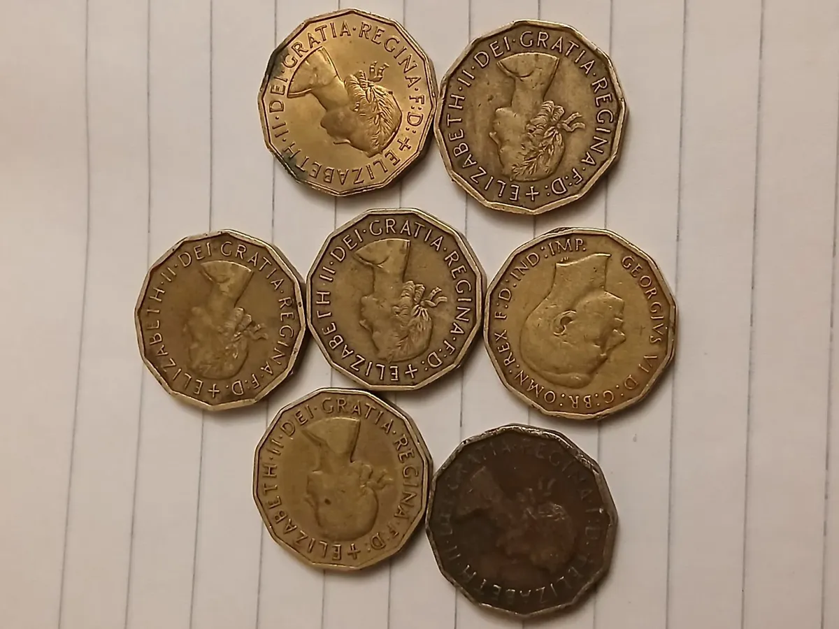 BRITISH three pences - Image 2
