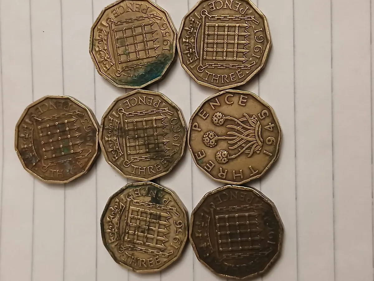BRITISH three pences - Image 1