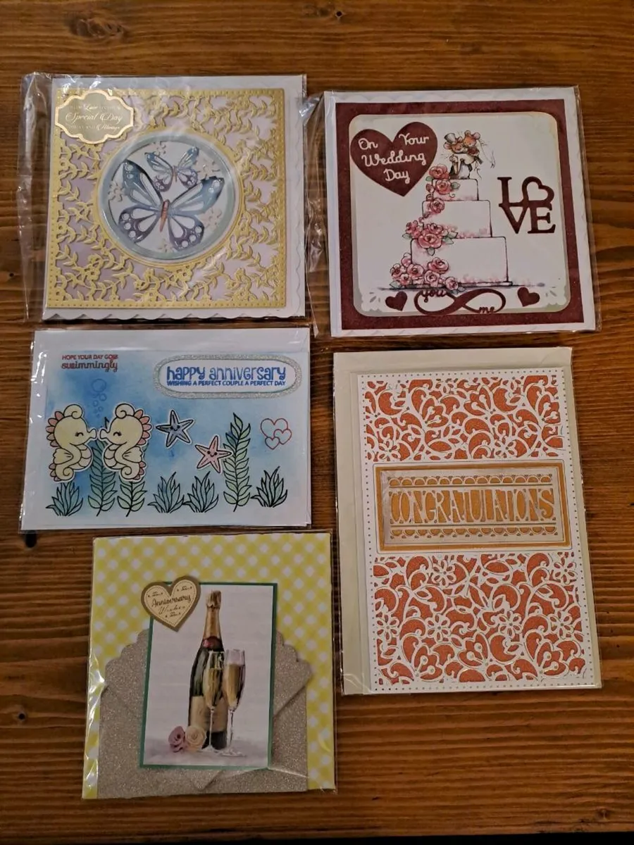 Various greeting cards handmade - Image 1