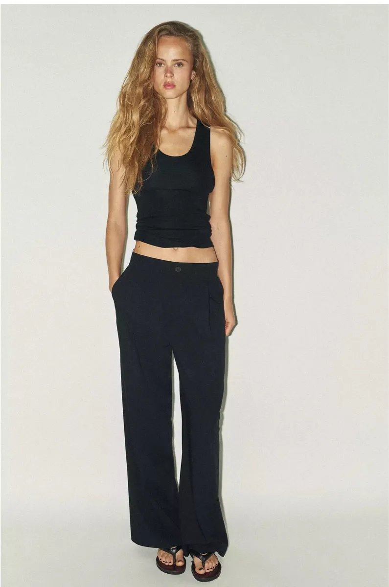 Zara Darted Trousers Xxl new - Image 1