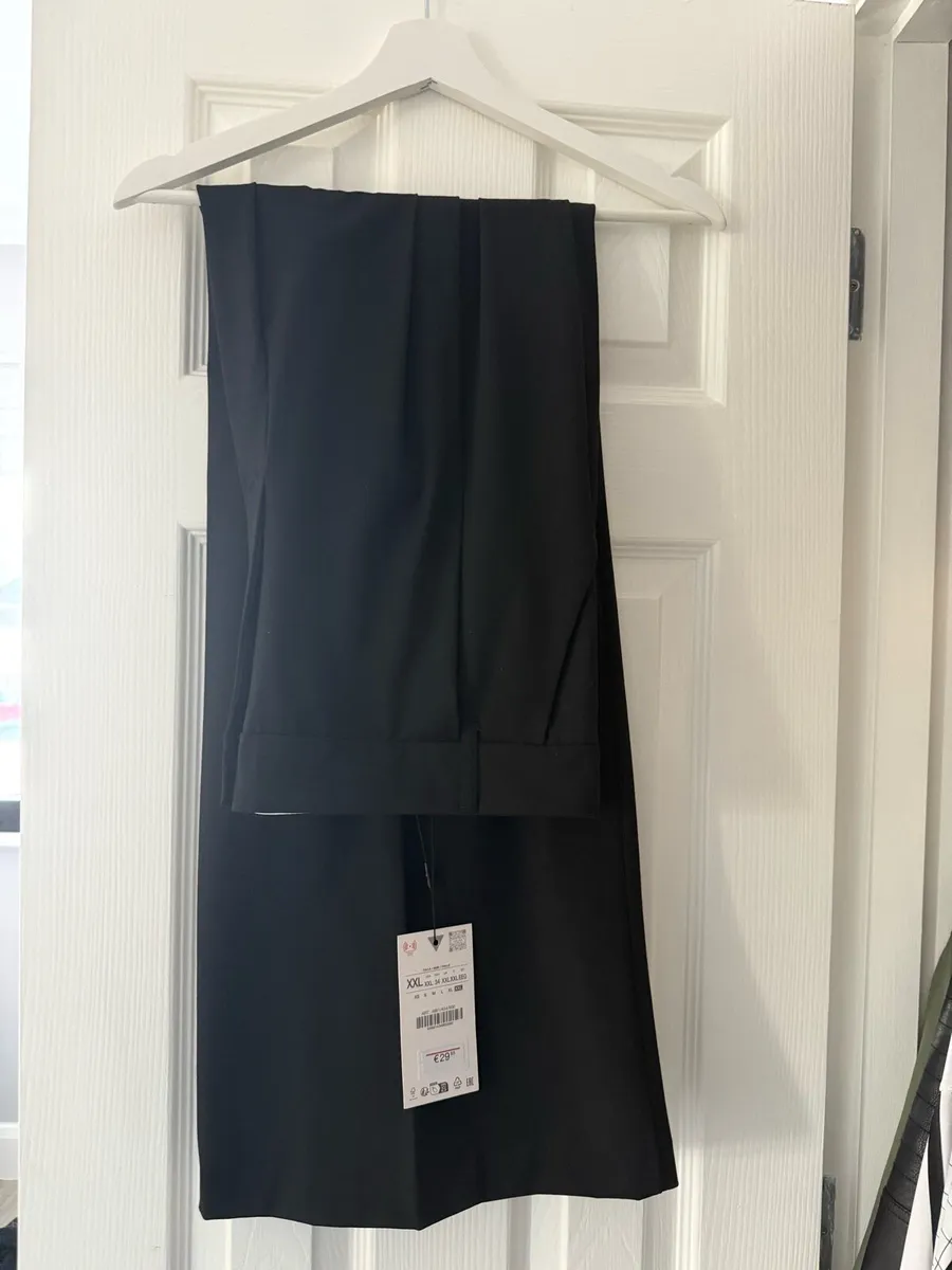 Zara Darted Trousers Xxl new - Image 3