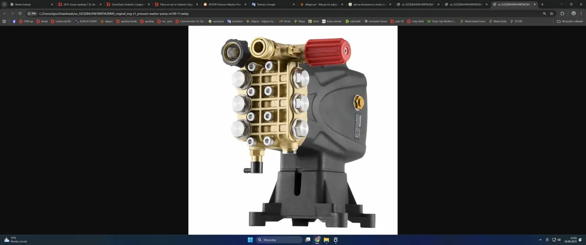 Brend New  Pressure Washer Pump 4000PSI ,  1 inch - Image 4