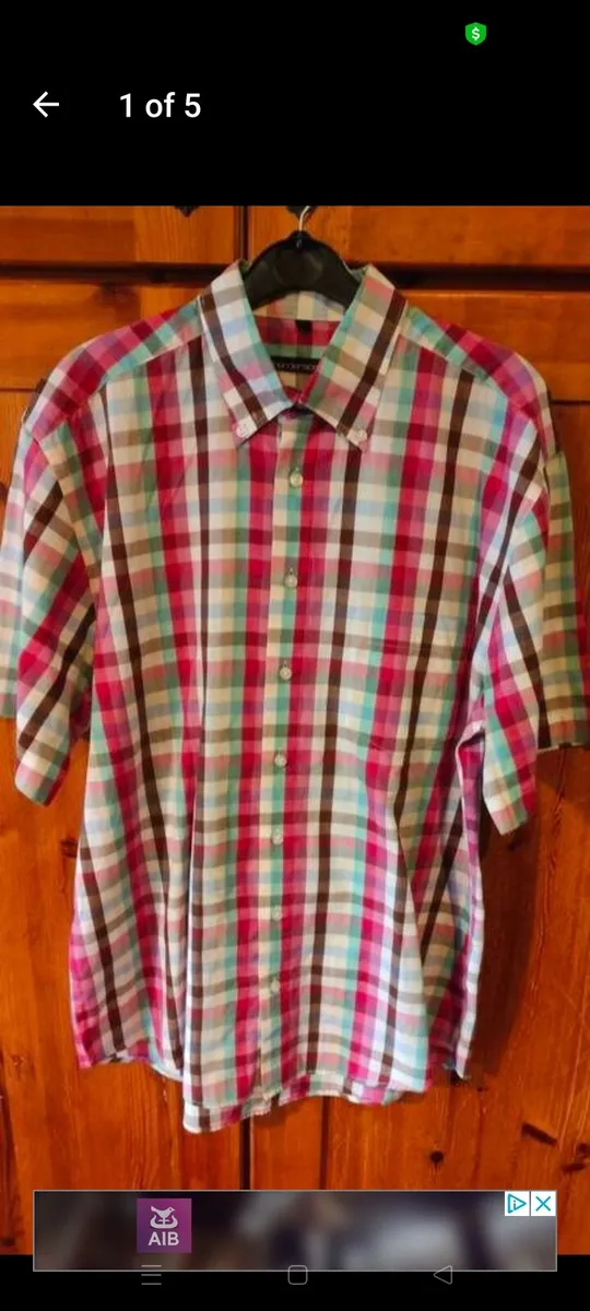 Men's Handerson shirt, sleeve shirt. Like new. - Image 1