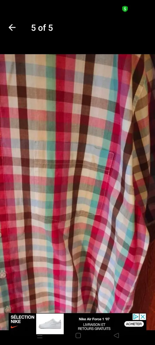 Men's Handerson shirt, sleeve shirt. Like new. - Image 3
