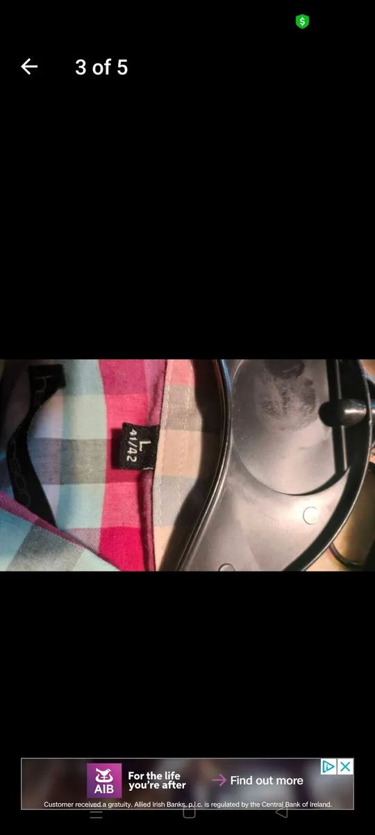Men's Handerson shirt, sleeve shirt. Like new. - Image 4