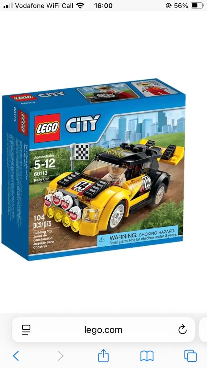 Lego City 60113 Rally Car - Image 1