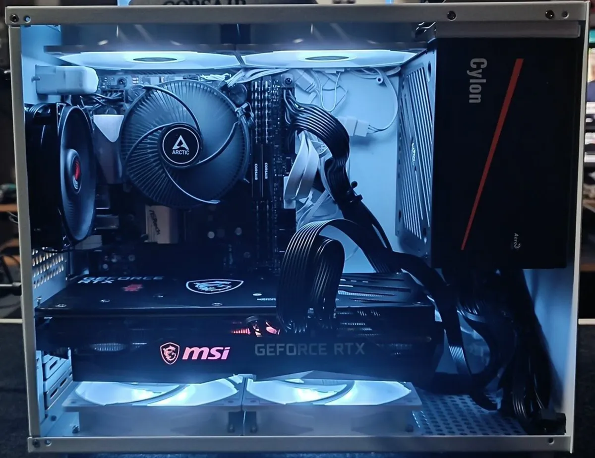 ALAMENGDA White mini i5 RTX Gaming PC - Image 2