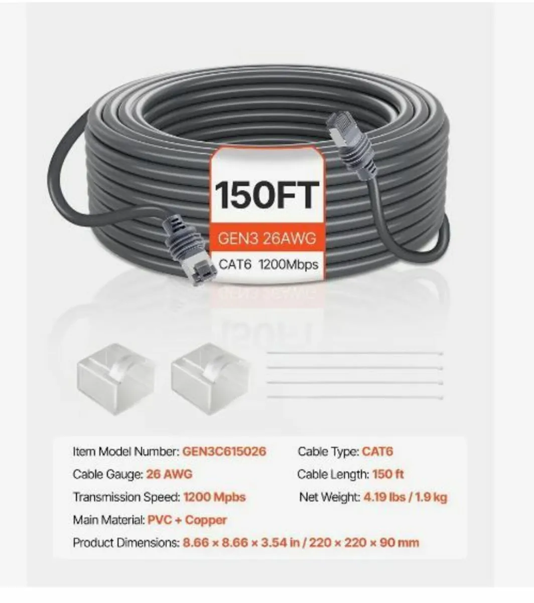 Starlink Gen 3 Cable 150 FT / 45.72 m - Image 4