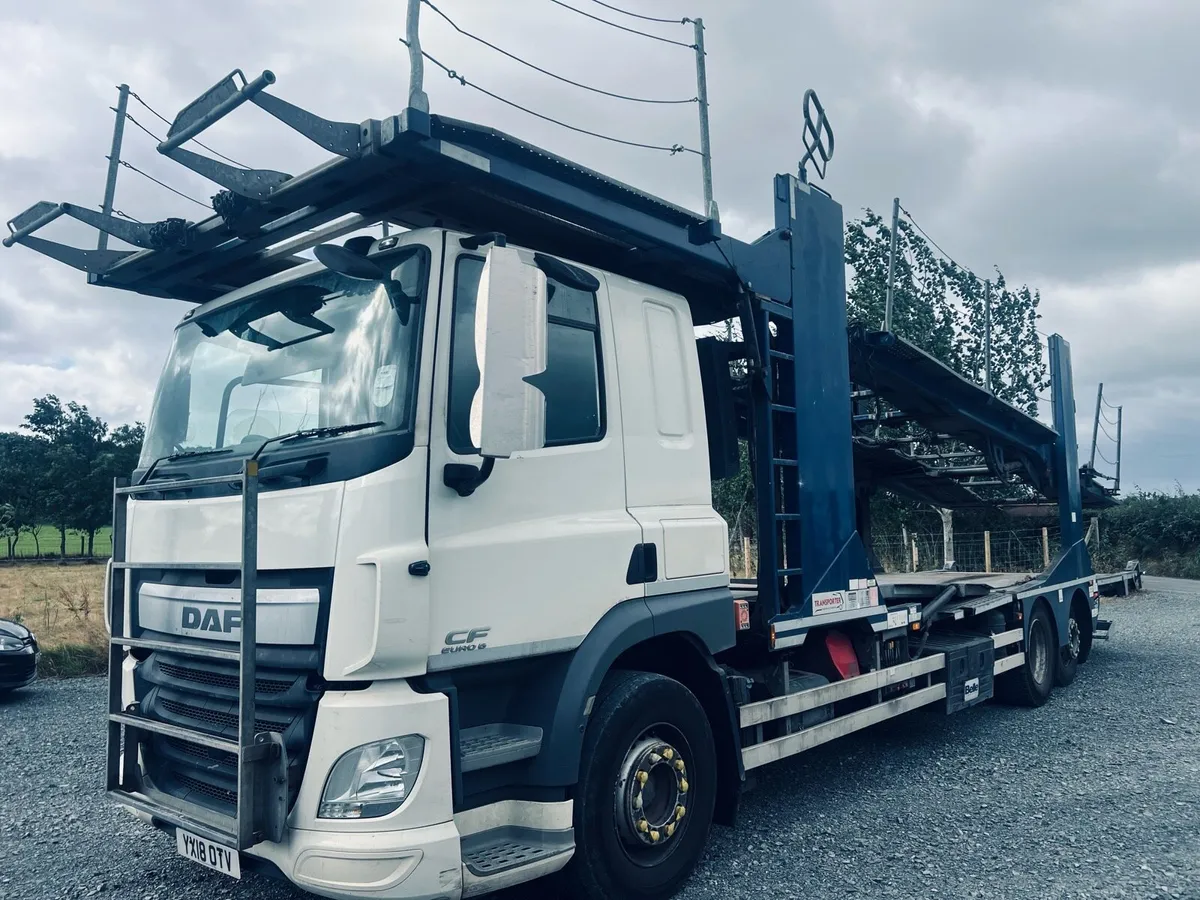 2018 Daf Cf 8 car transports - Image 2