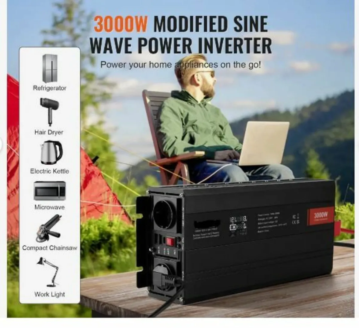Modified Sine Wave Power Inverter 3000W - Image 2