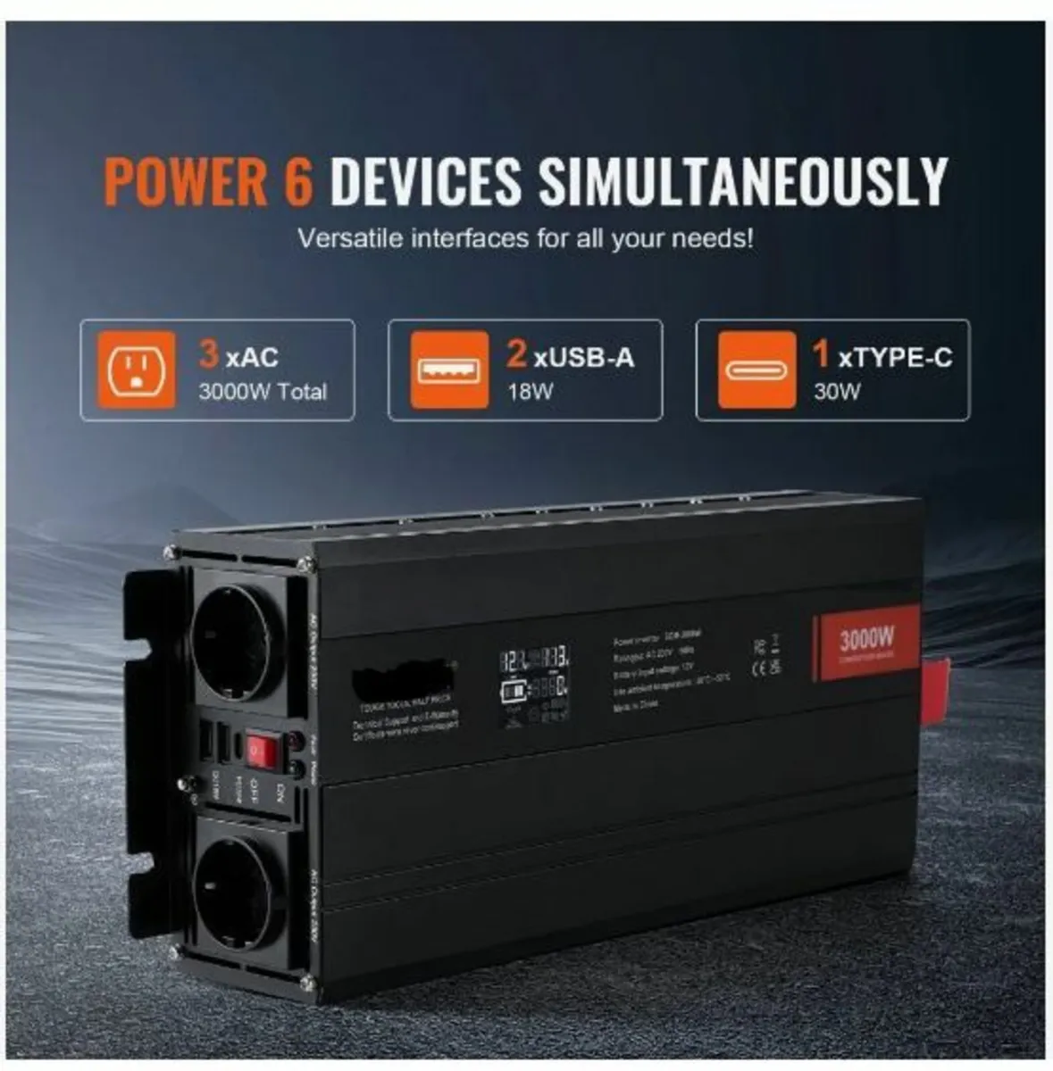 Modified Sine Wave Power Inverter 3000W - Image 3
