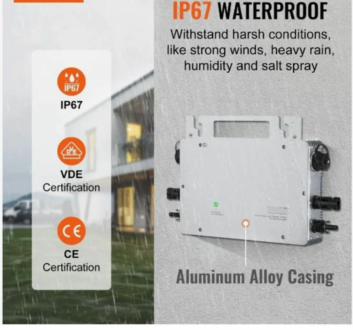 Solar Grid Tie Micro Inverter 600W Waterproof - Image 3