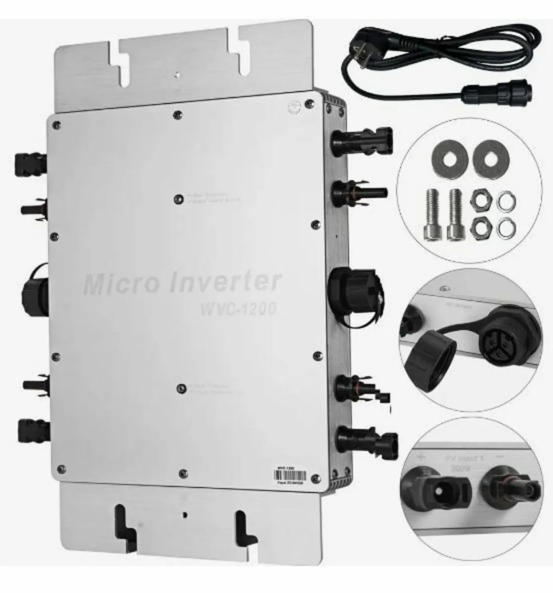 1200W Power Inverter MPPT Waterproof Solar - Image 1