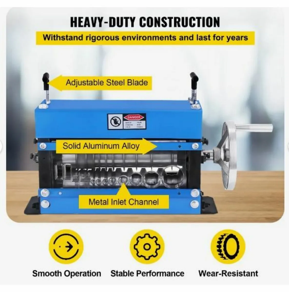 Manual Wire Stripping Machine 40mm 10 Blades - Image 3