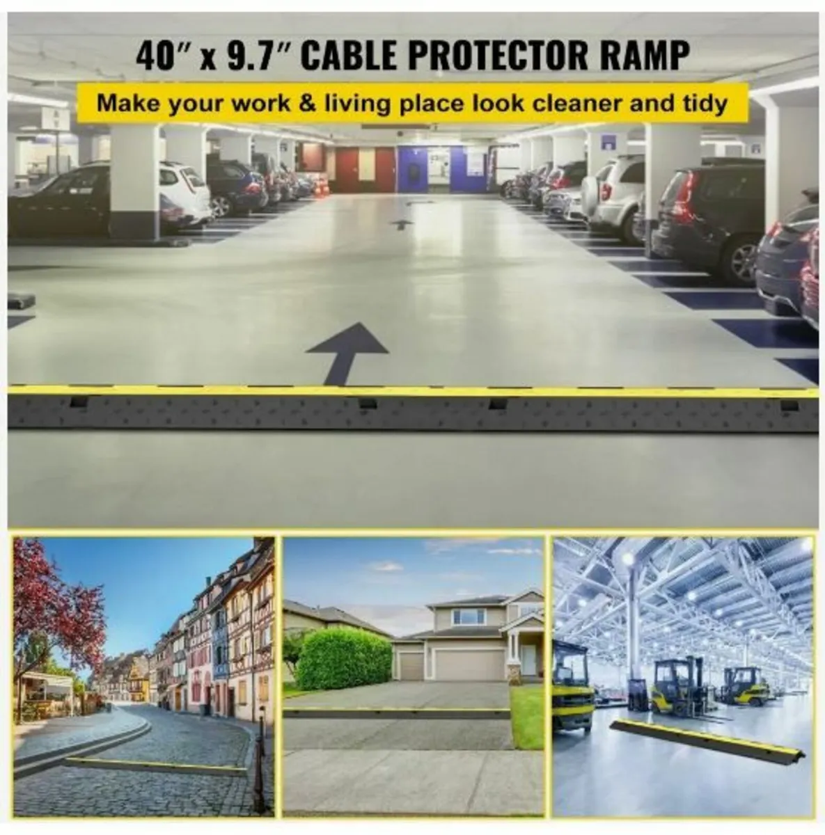 Cable Protector 101x24.5x5cm 3 Pack - Image 2