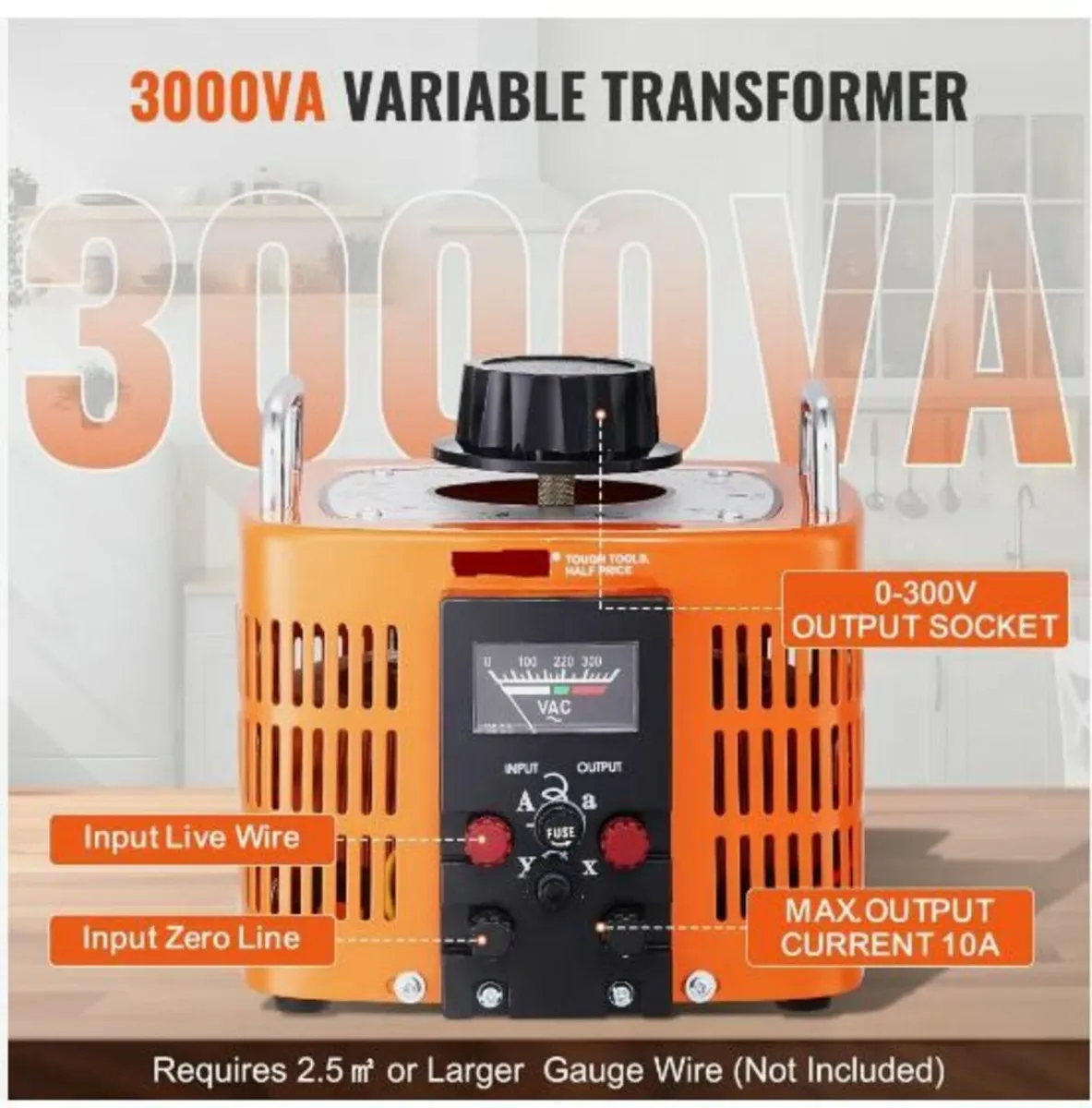 3000VA Variable Voltage Transformer - Image 3