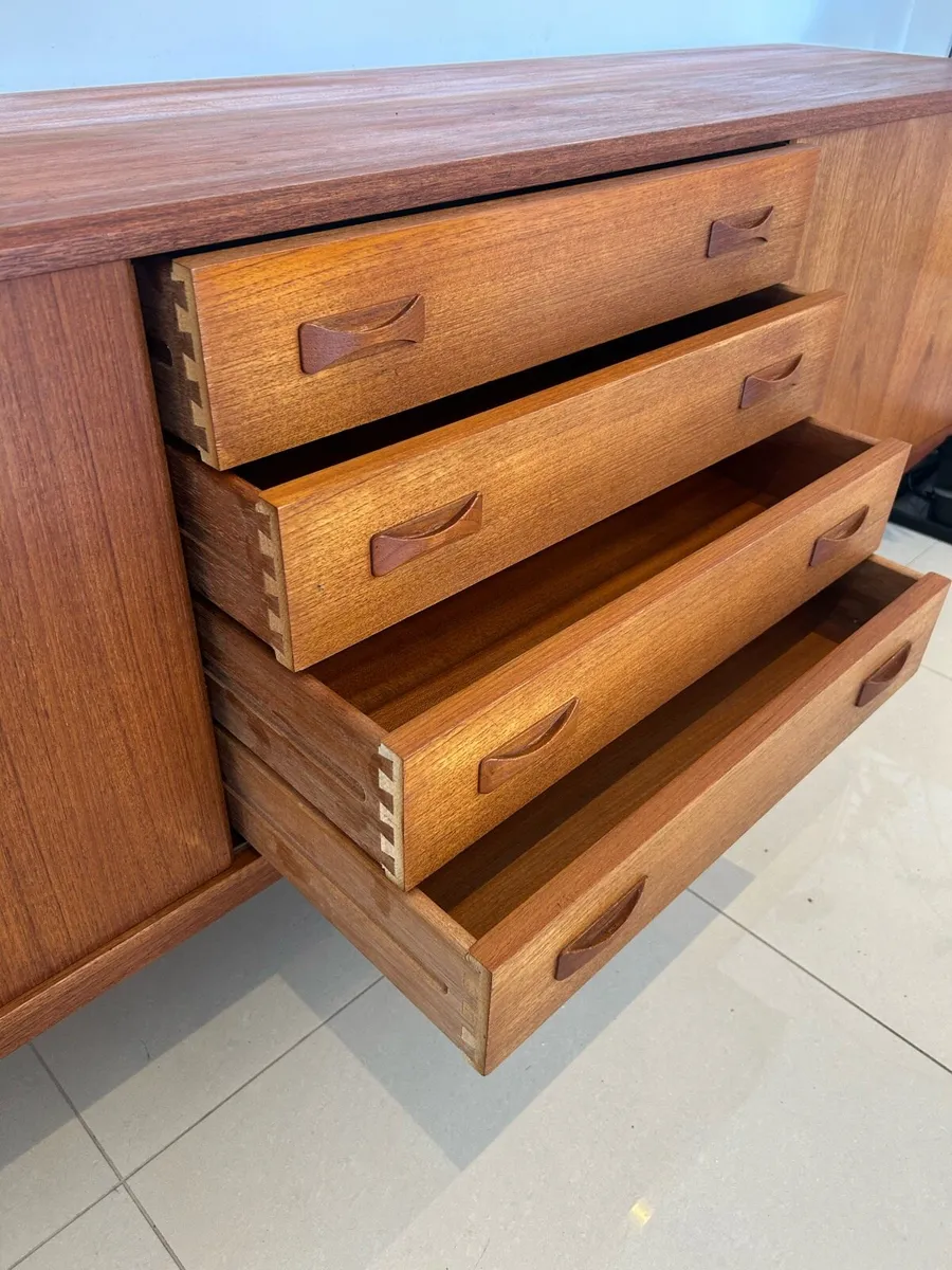 Clausen & Son Danish teak sideboard retro - Image 4