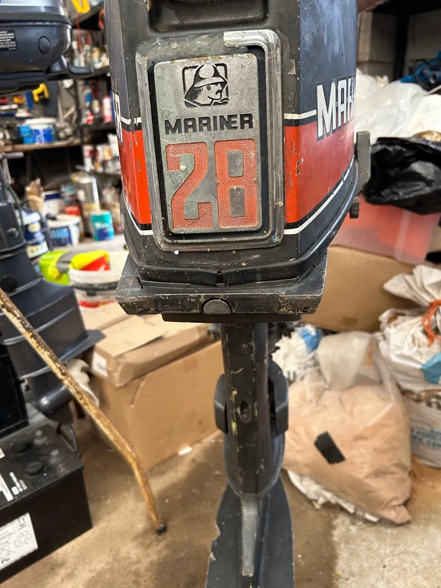 Old 28 hp 2 stroke Mariner SS - Image 4