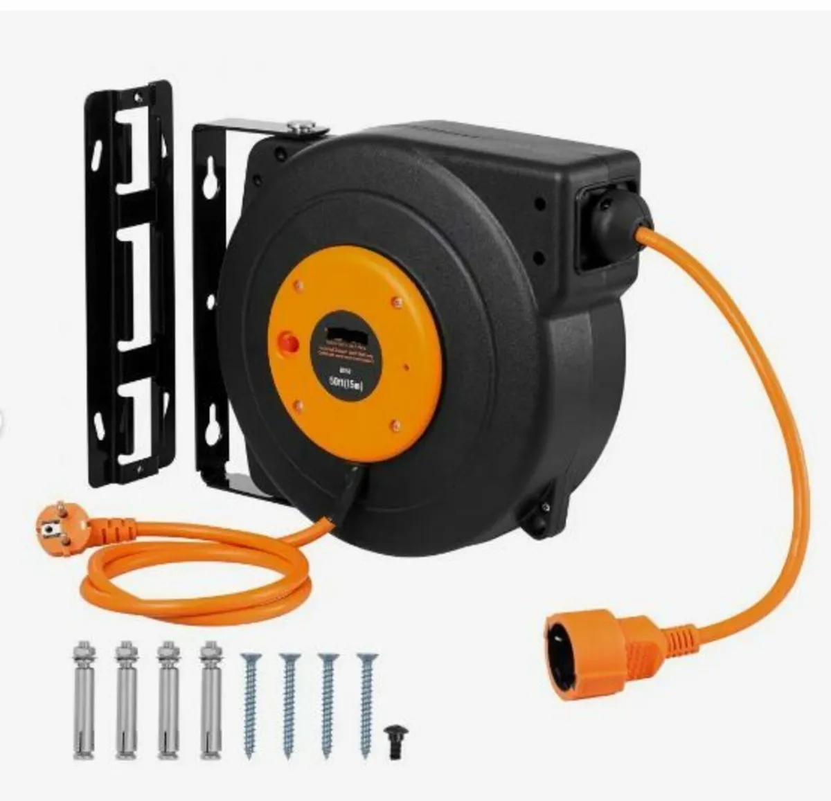 Retractable Extension Cord Reel Power Cord Reel - Image 1