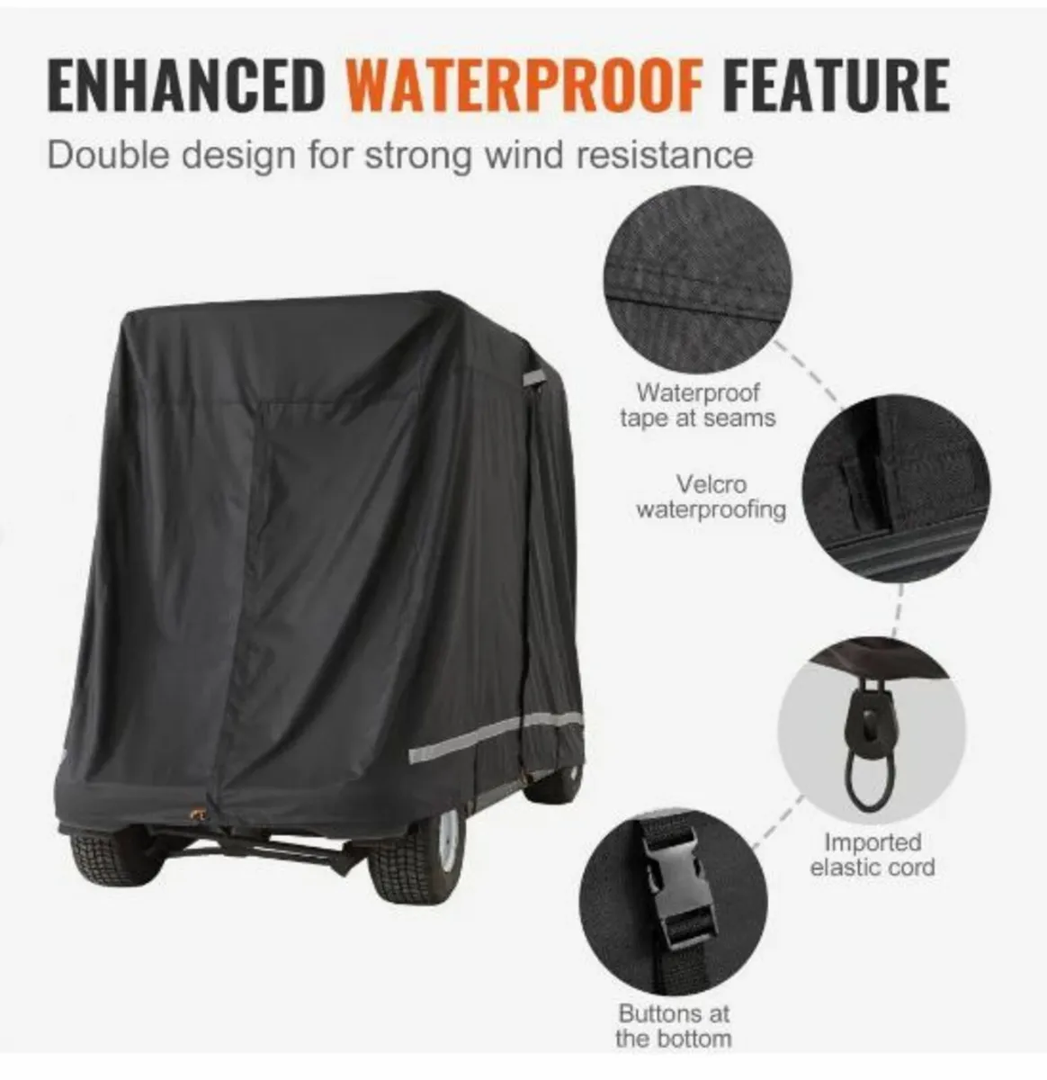 4 Passenger Golf Cart Cover - Image 4