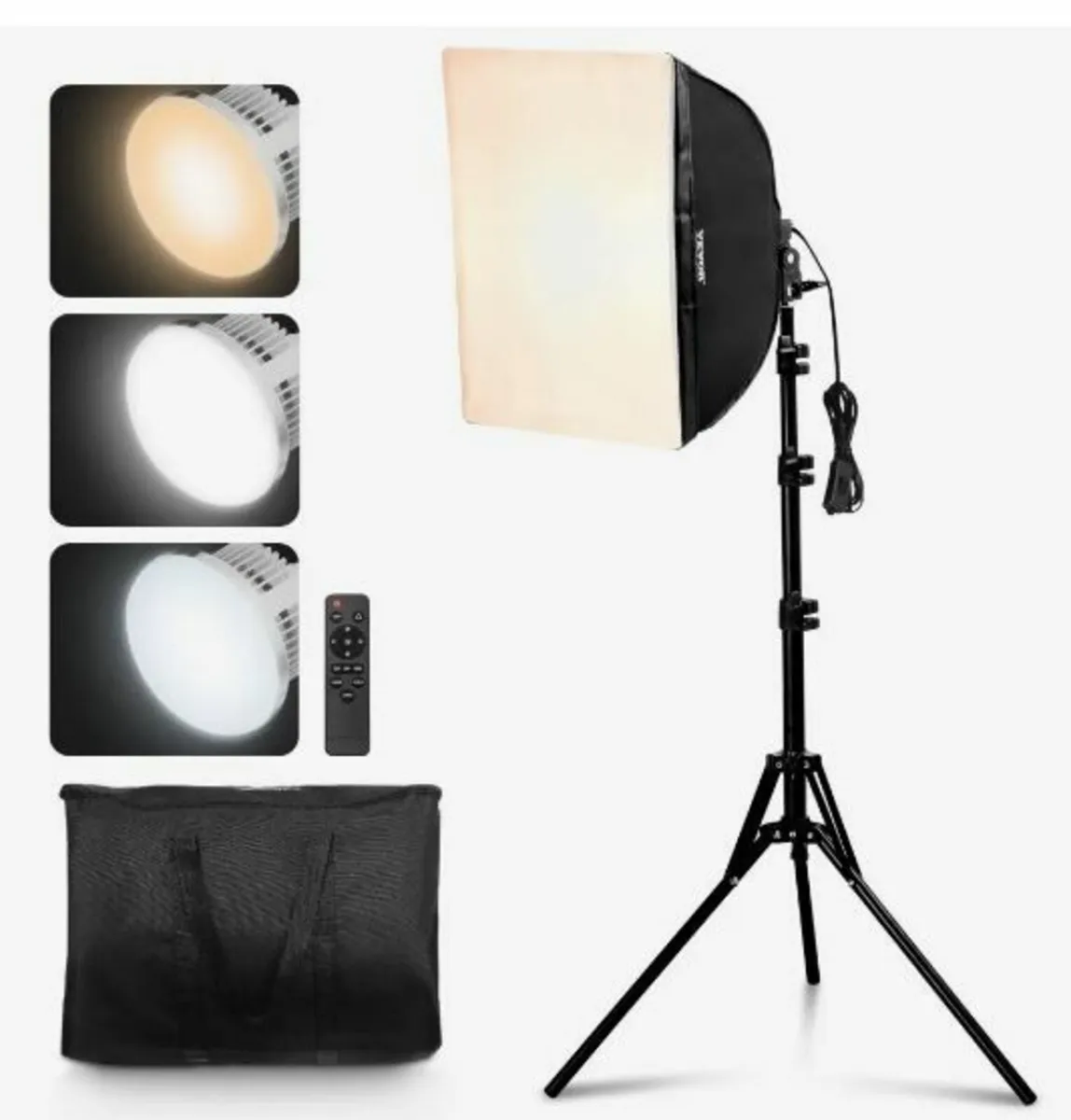 Softbox Lighting Kit 40x40 cm / 16x16 inch - Image 1